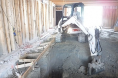 Home2Suites Lancaster - pool excavation