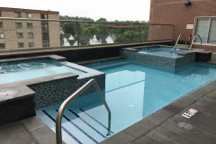 Sankey Pools - The Metropolitan at State College Rooftop Pool Complete