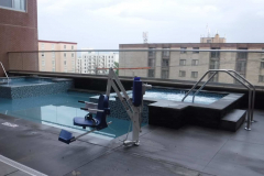 Sankey Pools - The Metropolitan at State College Rooftop Pool ADA Lift